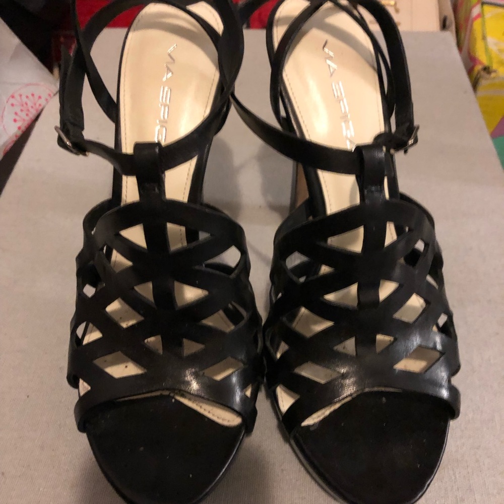 Via Spiga black sandals